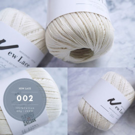 采汀｜絲光棉蕾絲｜米白